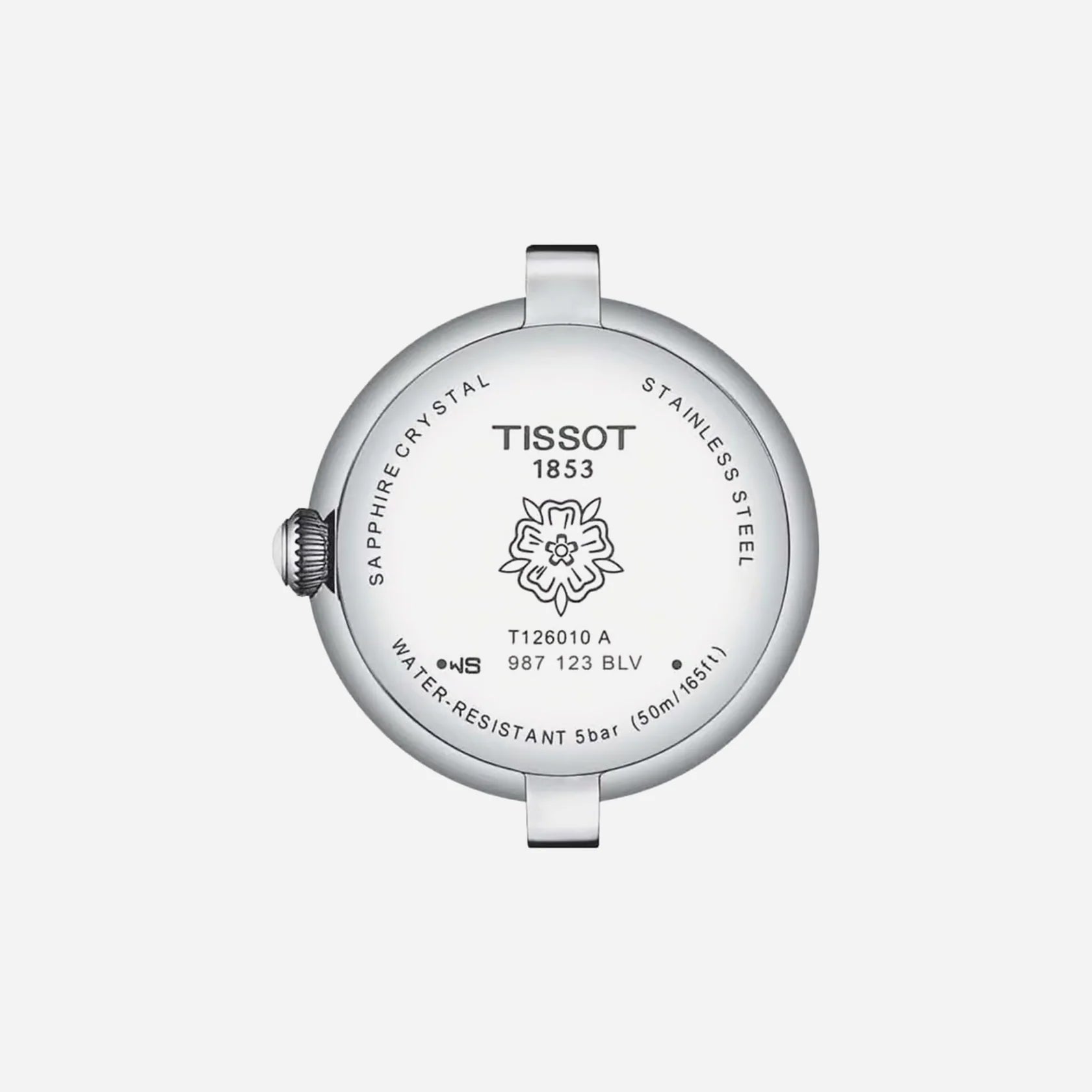 Tissot Bellissima Small Lady White mother-of-pearl Dial 26mm Leather Strap