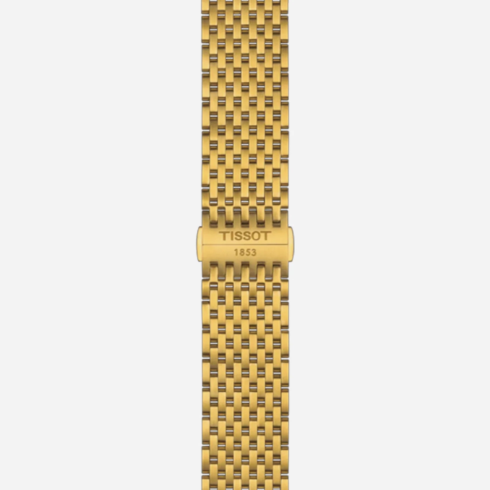 Tissot Everytime Green Dial 40mm Yellow Gold PVD Stainless Steel Bracelet Quartz Watch