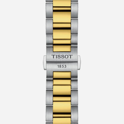 Tissot PR 100 Chronograph Silver Dial Grey & Yellow Gold PVD Stainless Steel Quartz Watch