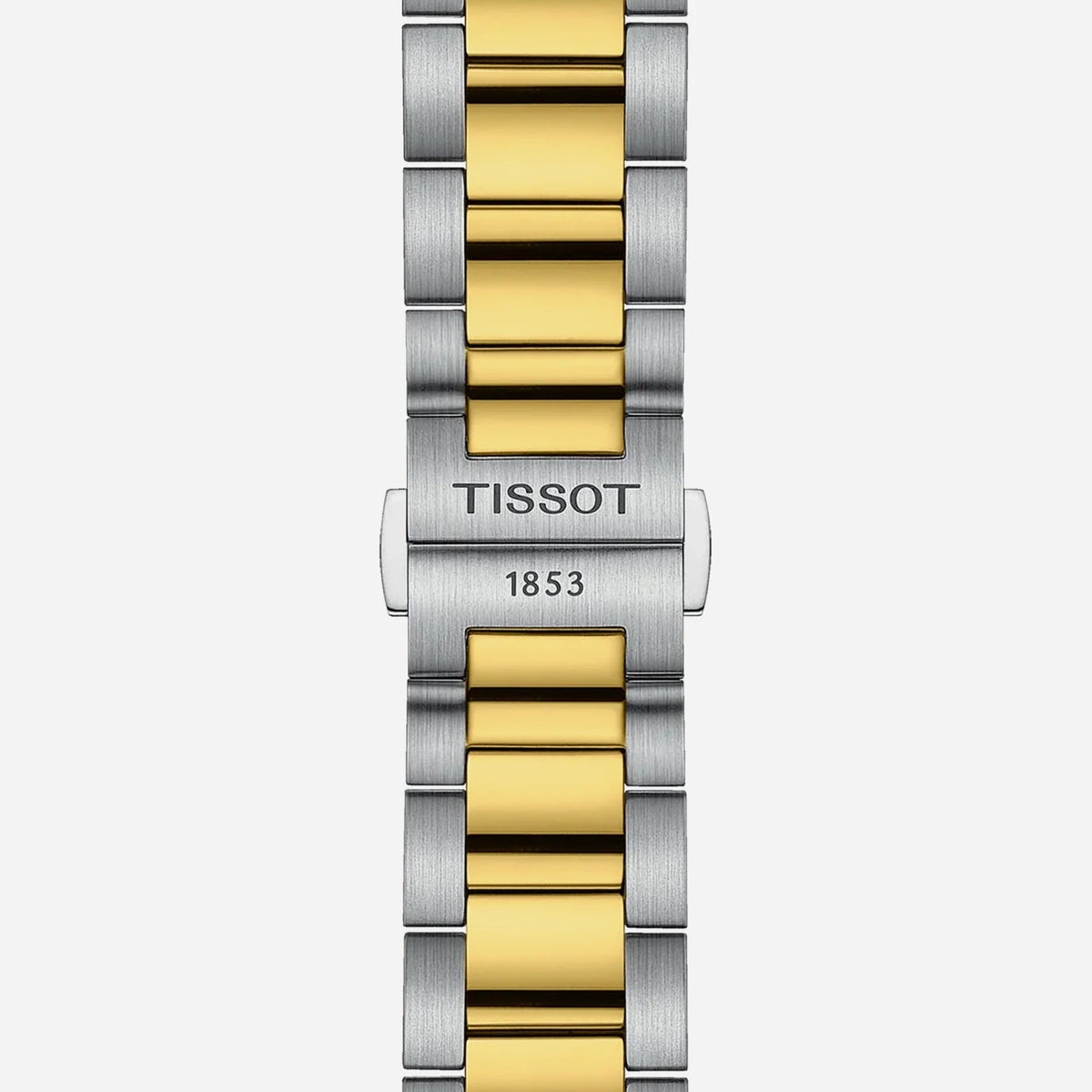 Tissot PR 100 Chronograph Silver Dial Grey & Yellow Gold PVD Stainless Steel Quartz Watch