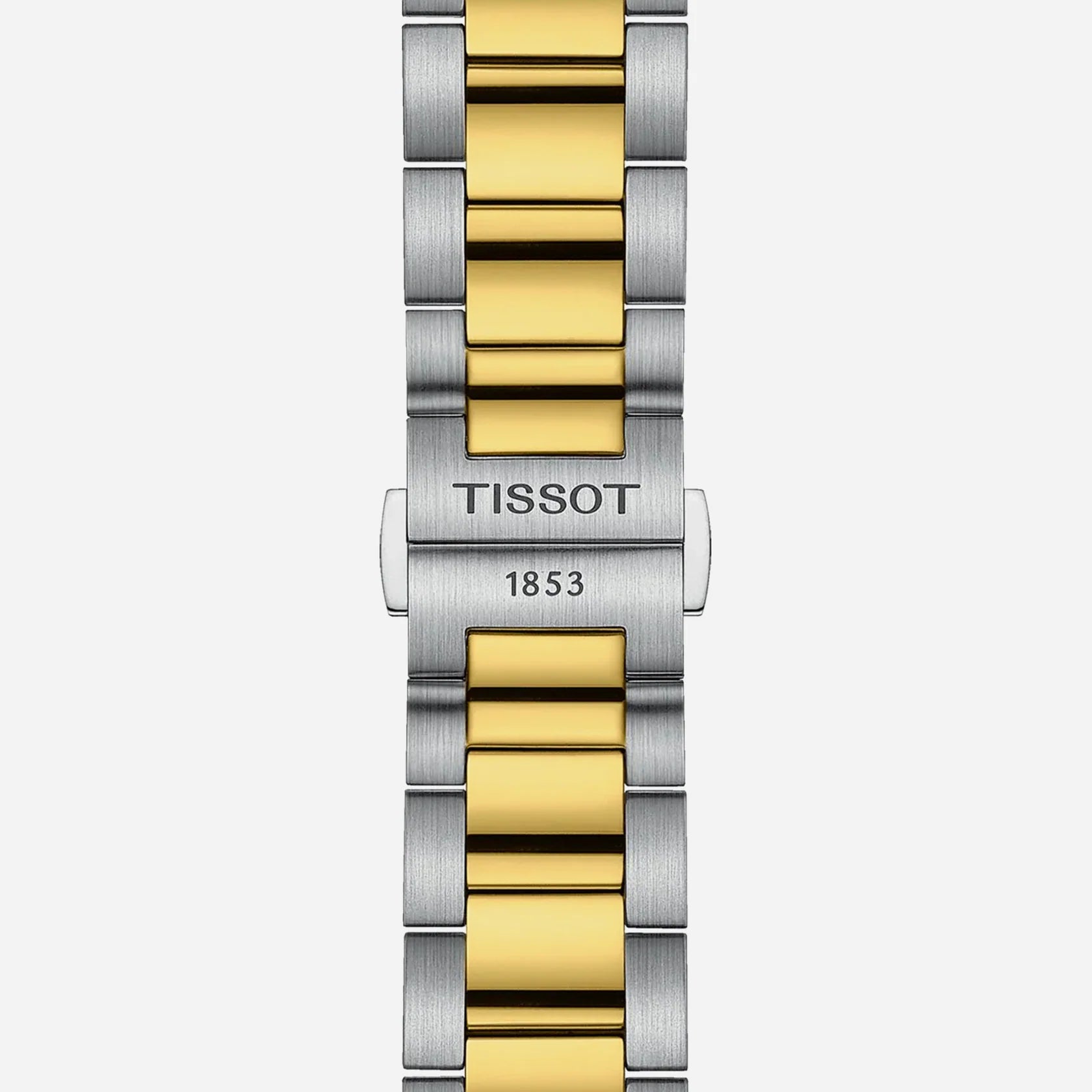 Tissot PR 100 Chronograph Silver Dial Grey & Yellow Gold PVD Stainless Steel Quartz Watch