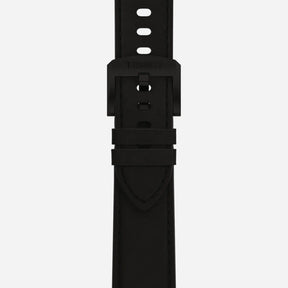 Tissot PRC 100 Solar Quartz Black Dial Black Leather Strap Watch 39mm