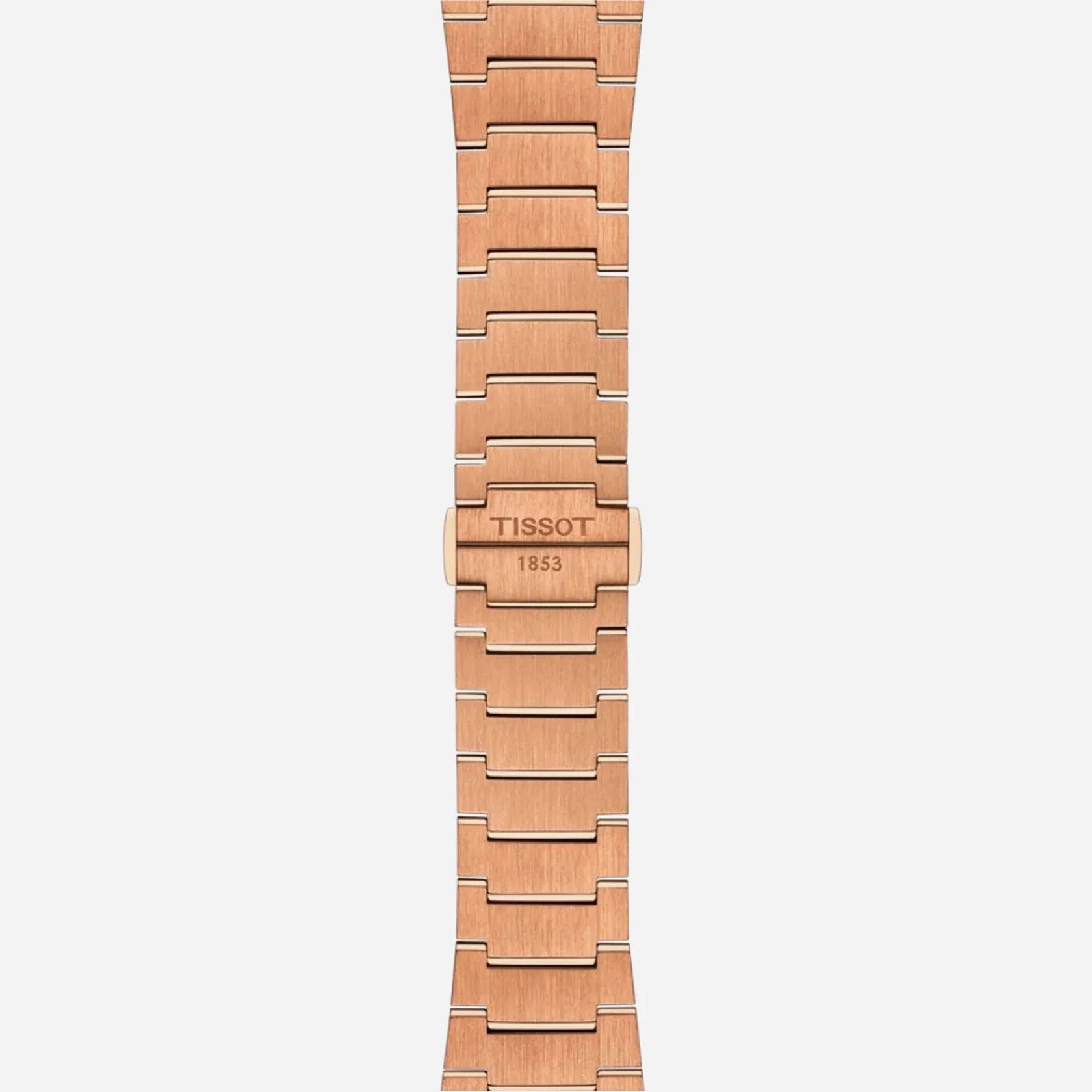 Tissot PRX Powermatic 80 40mm Blue Dial Rose Gold 5N Stainless Steel Automatic Watch