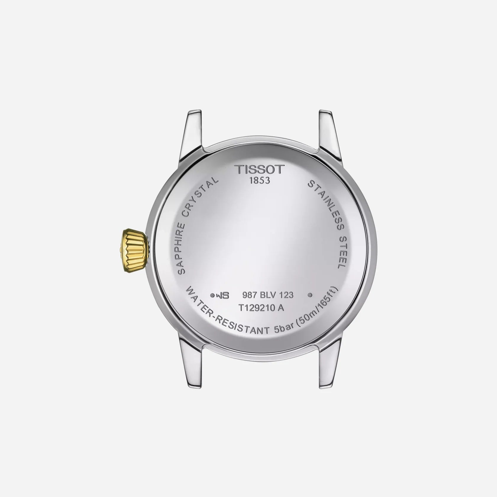 Tissot Classic Dream Lady Silver Dial 28mm Two-Tone Stainless Steel Quartz Watch.