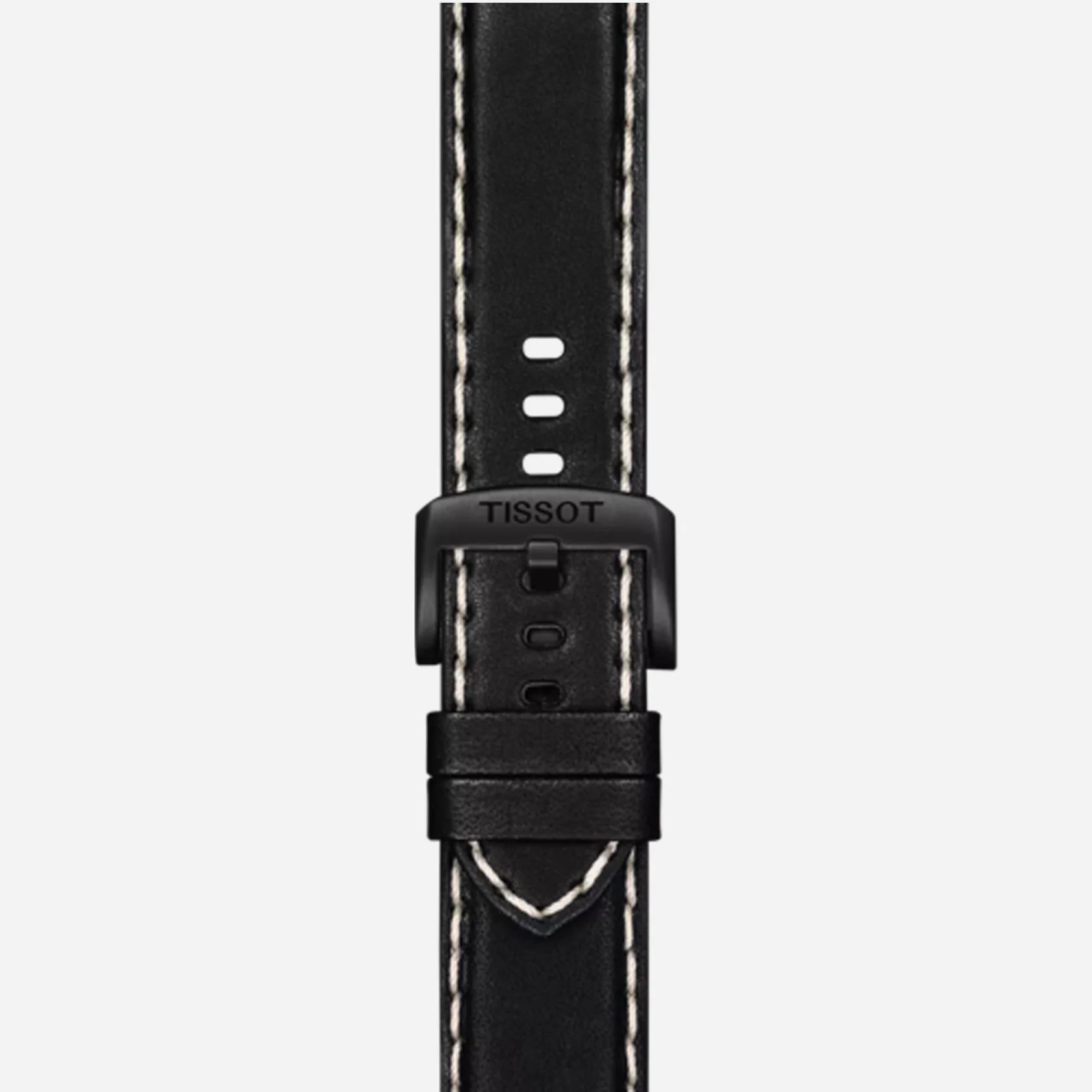 Tissot Chrono XL Vintage Black Dial Black Leather Strap 45mm