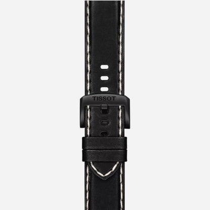 Tissot Chrono XL Vintage Black Dial Black Leather Strap 45mm