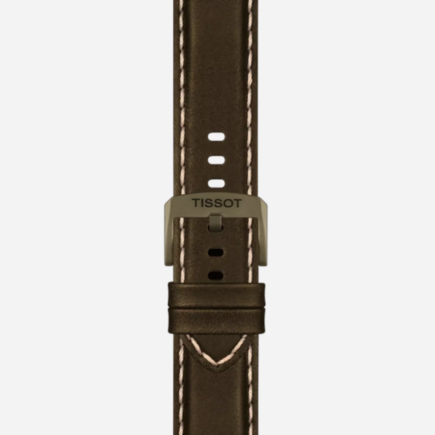 Tissot Chrono XL Khaki Dial Khaki Leather Strap 45mm