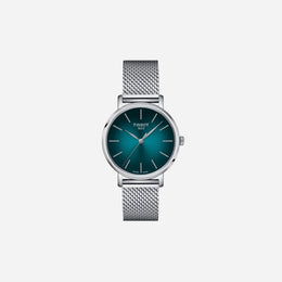 Tissot Everytime Graded Green-Black Dial 34mm Stainless Steel Quartz Watch