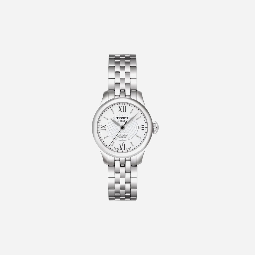 Tissot Le Locle Automatic Small Lady 25.30mm Silver Dial Grey Stainless Steel Watch