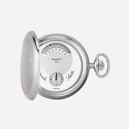 Tissot T-Pocket 52.5mm Silver Dial Stainless Steel Classic Pocket Watch