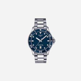Tissot Seastar 1000 Blue Dial Grey Stainless Steel Bracelet 40mm