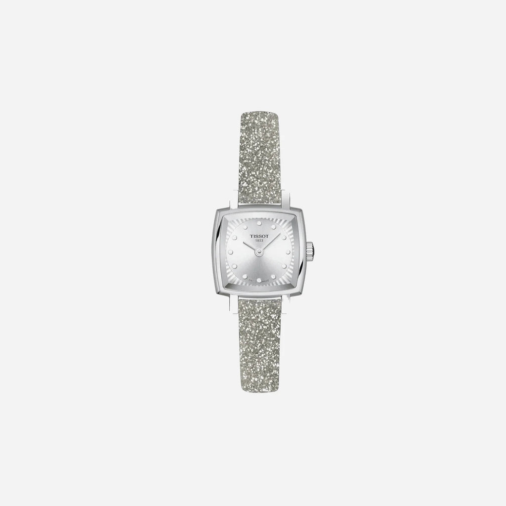 Tissot Lovely Square Silver Dial Stainless Steel Festive Kit 20mm