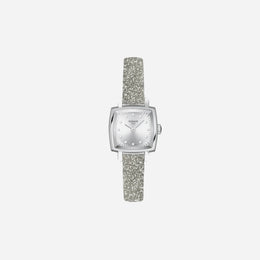 Tissot Lovely Square Silver Dial Stainless Steel Festive Kit 20mm