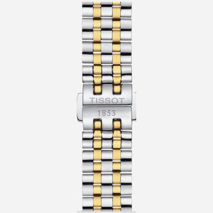 Tissot Carson Premium Automatic Lady Silver Dial Two-Tone Stainless Steel Bracelet 30mm