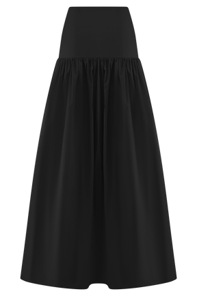 Autumn Maxi Skirt - Black