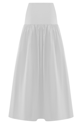 Autumn Maxi Skirt - White