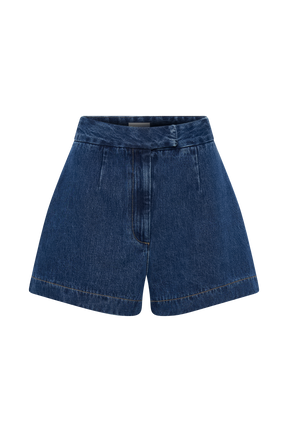 Abel Denim Shorts - Dark Blue