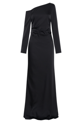 Avery Long Sleeve Maxi Dress - Black