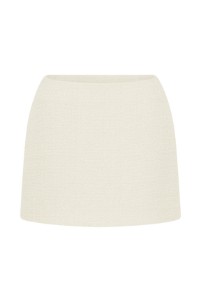 Parisa Boucle Skirt - Ivory