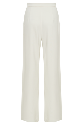 Antonia Pleated Wide Leg Pants - Ivory