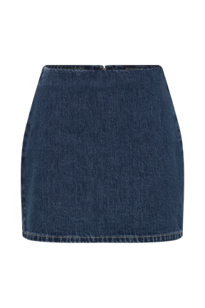 Ellie Denim Mini Skirt - Dark Blue