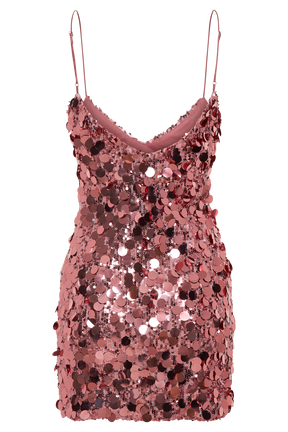 Romilly Sequin Mini Dress - Candy Pink