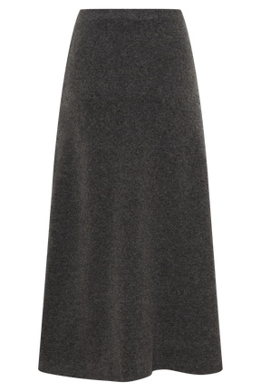 Vivica Knit Maxi Skirt - Charcoal Marle
