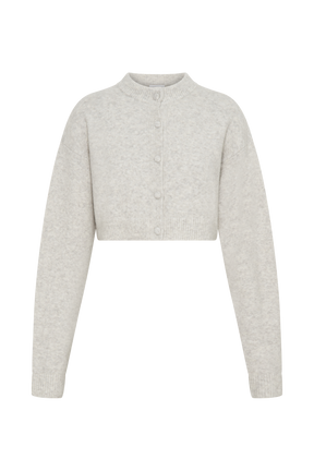 Shelby Knit Cardigan - Heather Grey Marle