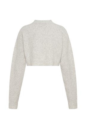 Shelby Knit Cardigan - Heather Grey Marle