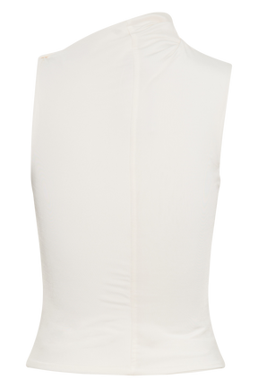 Hadleigh Sleeveless Slinky Top - Ivory