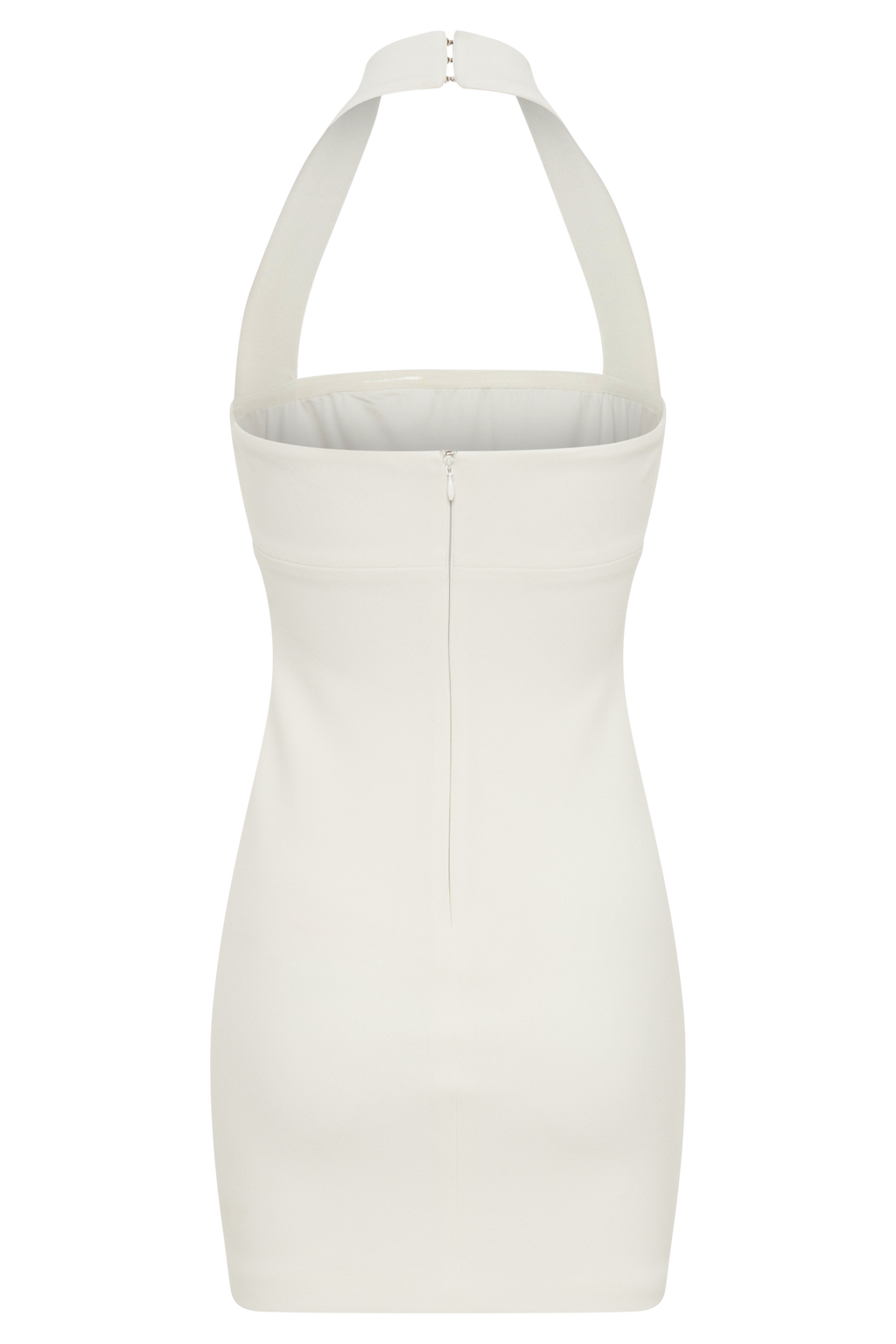 Amelita Suiting Halter Mini Dress - Ivory