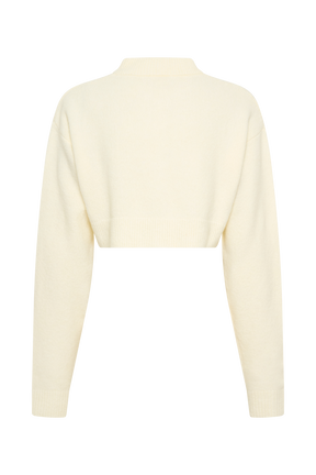 Shelby Knit Cardigan - Ivory Marle