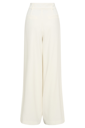 Jacqueline Pleated Wide Leg Pants - Ivory