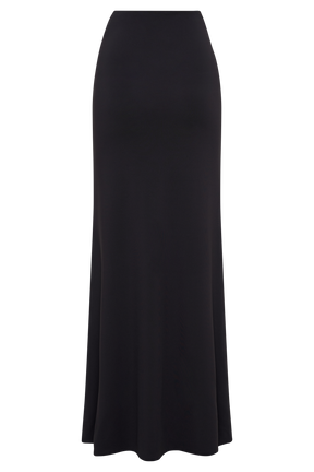 Jules Recycled Nylon And Mesh Maxi Skirt - Black