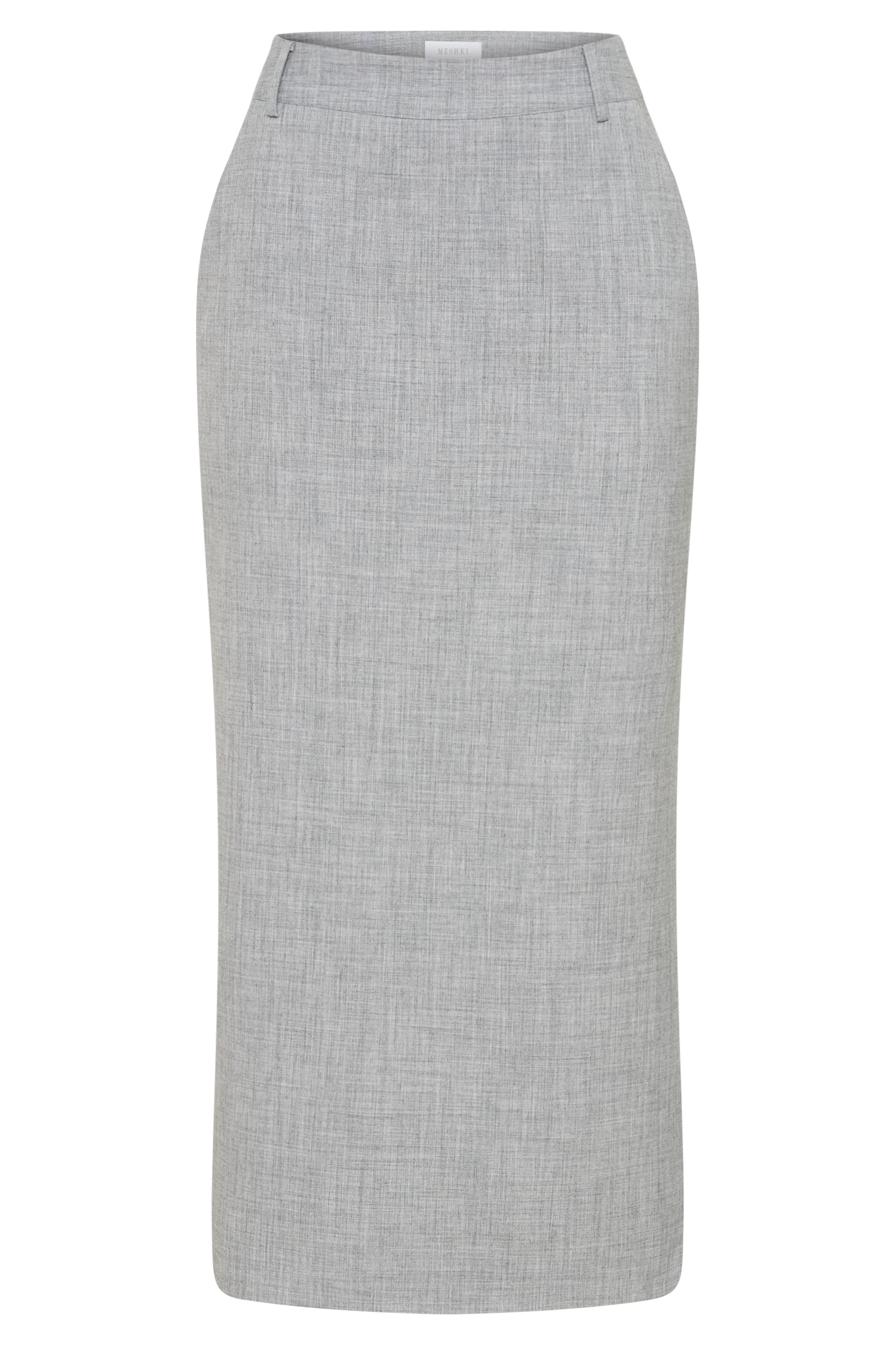 Ambrose Midi Skirt - Charcoal Marle