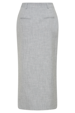 Ambrose Midi Skirt - Charcoal Marle