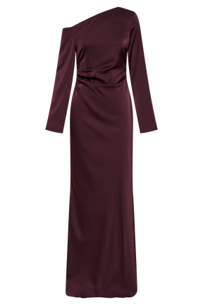 Avery Long Sleeve Maxi Dress - Plum