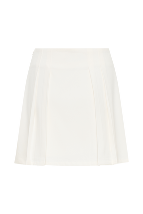 Berkley Suiting Mini Skirt - Ivory