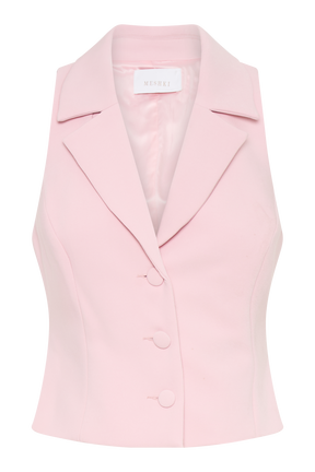 Mura Suiting Vest - Baby Pink