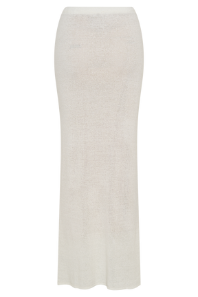 Phoebe Knit Maxi Skirt - Ivory