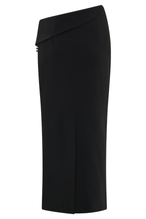 Astrid Suiting Midi Skirt - Black