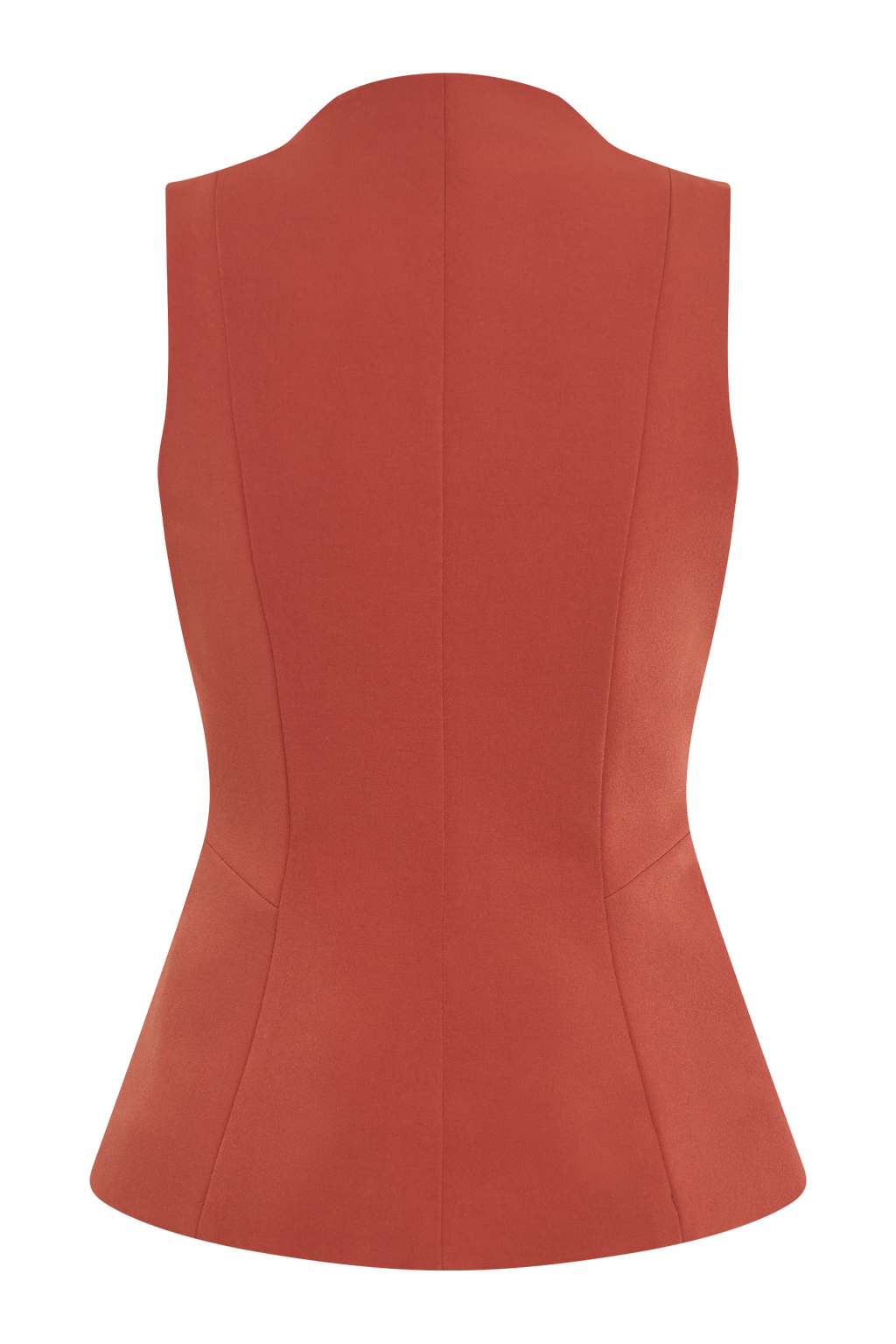 Melinda Structured Vest Top - Chilli