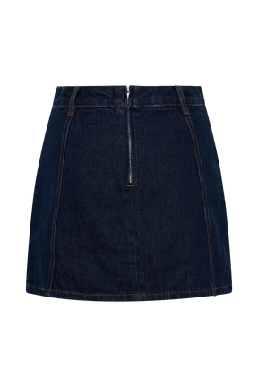 Rosalyn Mini Denim Skort - Indigo Blue