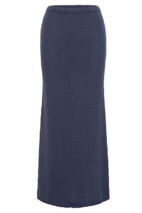 Moira Boucle Maxi Skirt - Steel