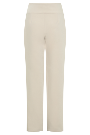 Lindie Straight Leg Suiting Pants - Sand
