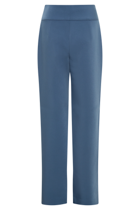 Lindie Straight Leg Suiting Pants - Steel