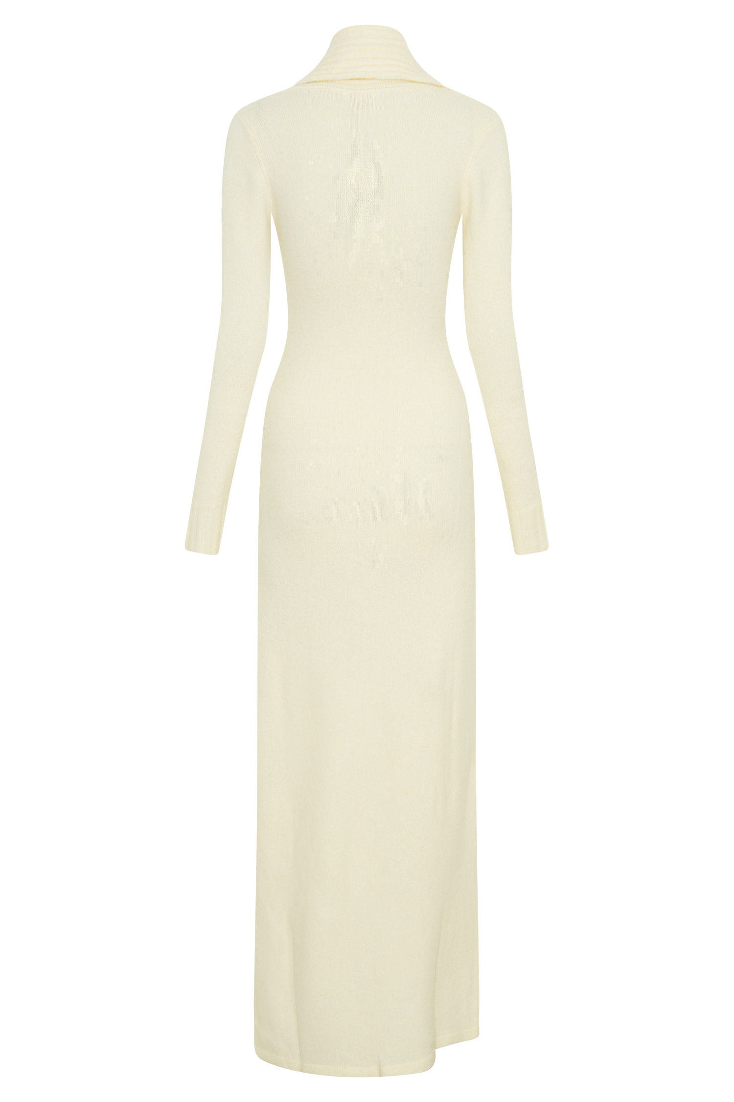 Alessandra Reversible Knit Maxi Dress - Ivory Marle