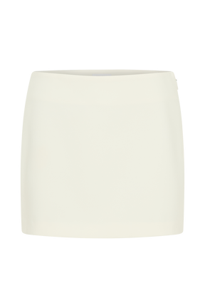 Aisha Suiting Mini Skirt - Ivory