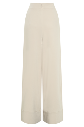 Katarina Wide Leg Suiting Pants - Sand