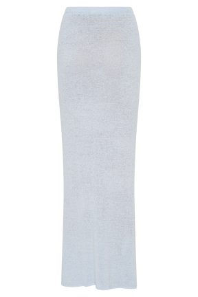 Phoebe Knit Maxi Skirt - Ice Blue